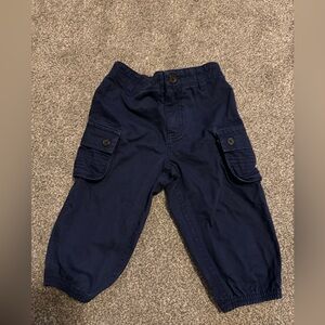 Ralph Lauren Navy chino cargo pants Jogger style 12 months 12m Baby Boy